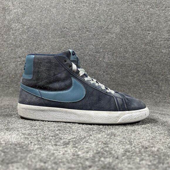 Nike SB Zoom Blazer Mid Midnight Navy Blue Noise Aqua FD0731-400 Men’s Size 6 main image 5